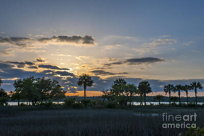 Beer Signs - Sunset over the Marsh by Dale Powell