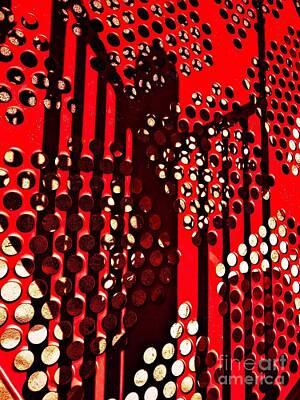 Abstract Stripe Patterns - Surface No. 12 Reddish Version by Fei A