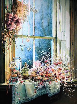 Still Life Paintings - Sweet Scents To Savor by Hanne Lore Koehler