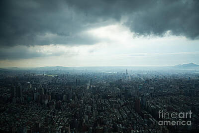 License Plate Letters - Taipei under Heavy Clouds by Jannis Werner