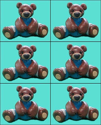 Royalty-Free and Rights-Managed Images - Teddy Bear Collage by Barbara Snyder