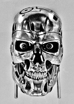 Science Fiction Photos - Terminator T-800 by Benjamin Yeager