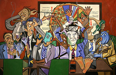 Beer Paintings - The Board Room by Anthony Falbo