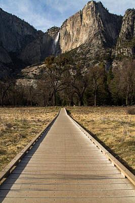Outerspace Patenets Royalty Free Images - The Bridge to Yosemite Falls Royalty-Free Image by John Daly