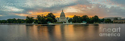 Beach House Signs - The Capitol Sunrise by Abe Pacana