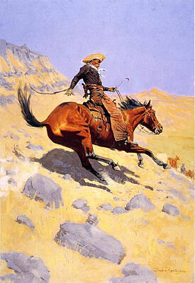 The Stinking Rose - The Cowboy by Fredrick Remington