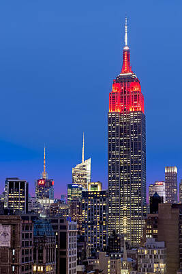 Shark Art - The Empire State Building by Susan Candelario