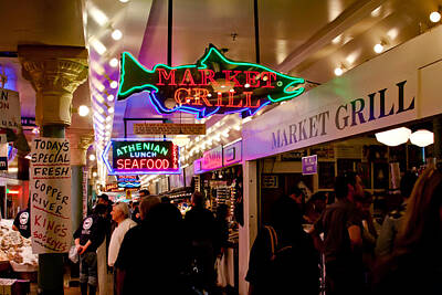 Childrens Rooms - The Market Grill - Pike Place Market in Seattle by David Patterson