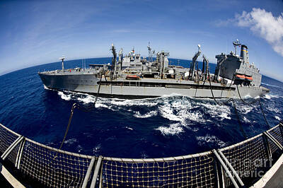 Politicians Photo Royalty Free Images - The Military Sealift Commands Fleet Royalty-Free Image by Stocktrek Images