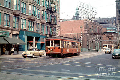 Quotes And Sayings - The Milwaukee Electric Railway Trolley 836 in 1956 by Wernher Krutein