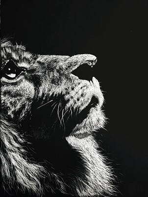 Animals Drawings - The Once and Future King by Nathan Cole