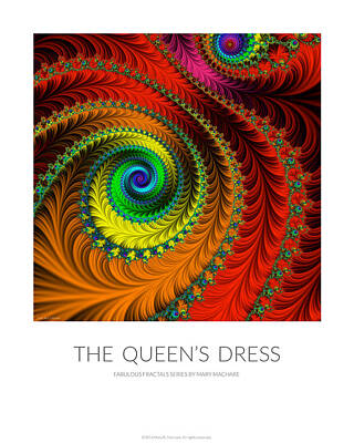 Basketball Patents - The Queens Dress - Poster by Mary Machare
