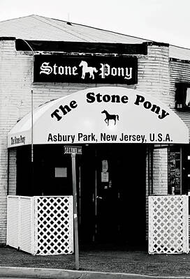 Landmarks Photos - The Stone Pony Asbury Park NJ by Terry DeLuco
