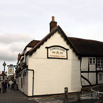 Beer Royalty Free Images - The Windmill Inn Stratford Royalty-Free Image by Terri Waters