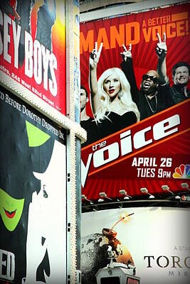 Shaken Or Stirred - Times Square Billboards by Valentino Visentini