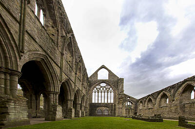 Impressionism Royalty-Free and Rights-Managed Images - Tintern Abbey - 2 by Paul Cannon