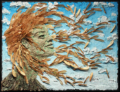 Surrealism Mixed Media - To the Wind by Adam Long