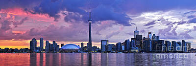 Negative Space - Toronto skyline 1 by Elena Elisseeva