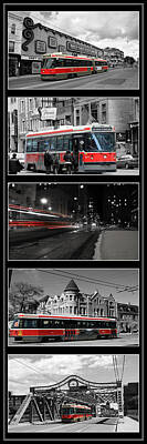 1920s Flapper Girl - Toronto Streetcar Montage by Andrew Fare