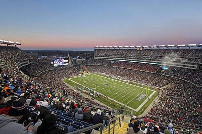 Athletes Royalty Free Images - Touchdown New England Patriots  Royalty-Free Image by Juergen Roth