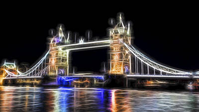Abstract Skyline Royalty-Free and Rights-Managed Images - Tower Bridge Abstract by Stephen Stookey