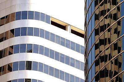 Jerry Sodorff Royalty-Free and Rights-Managed Images - Tower Reflection 5402 2 by Jerry Sodorff