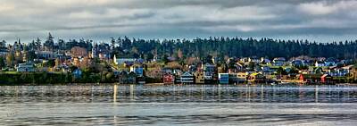 Retro Chairs - Town of Coupeville by Rick Lawler