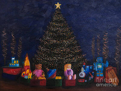 Spaces Images Royalty Free Images - Christmas Toys Royalty-Free Image by Iris Richardson