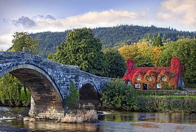 Christmas Patents Rights Managed Images - Tu Hwnt ir Bont Llanrwst Royalty-Free Image by Mal Bray