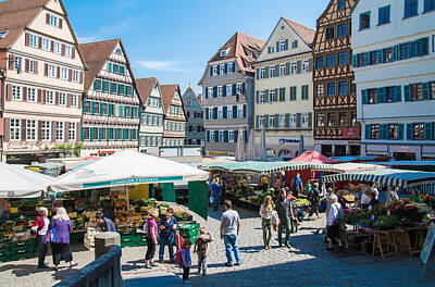 Louis Armstrong - Tubingen Marketplace by Robert VanDerWal