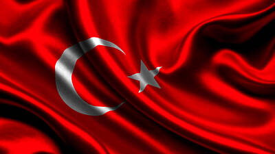 Sheep Royalty Free Images - Turkey Flag Royalty-Free Image by VRL Arts