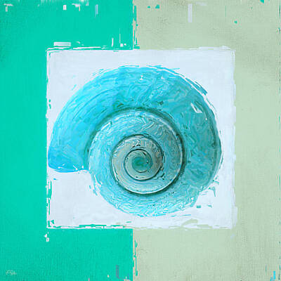 Royalty-Free and Rights-Managed Images - Turquoise Seashells X by Lourry Legarde