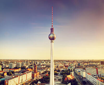Namaste With Pixels Rights Managed Images - Tv tower or Fersehturm in Berlin Royalty-Free Image by Michal Bednarek