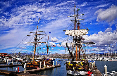 Back To School For Guys - Two Tall Ships by Lynn Bauer