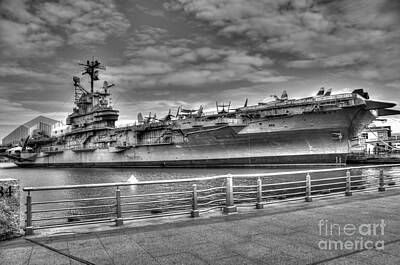 Transportation Photos - USS Intrepid by Anthony Sacco