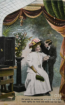 Blooming Daisies - Vintage love in a photo studio by Patricia Hofmeester