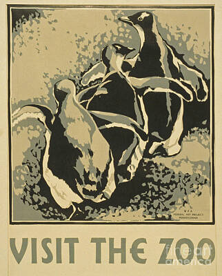 Queen - Visit the Zoo - Three Penguins by Kent Taylor