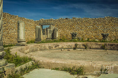 City Scenes Royalty-Free and Rights-Managed Images - Volubulis ruins in Morocco by Patricia Hofmeester