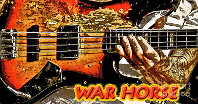 Rock And Roll Photos - War Horse by Robert Frederick