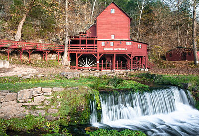 Juj Winn - Historic Hodgson Water Mill in Missouri by Gregory Ballos