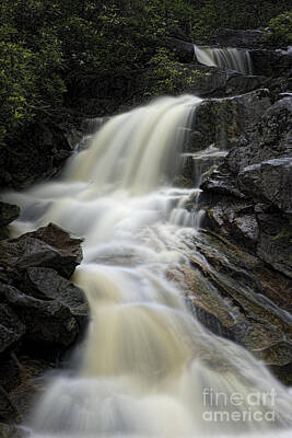 Womens Empowerment - Waterfall on Big Run river stream West Virginia by Dan Friend