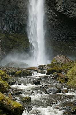 Truck Art - Waterfall Oregon Trail by Ian McAdie