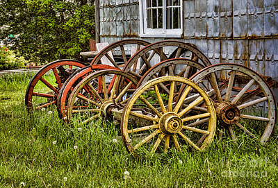 Food And Beverage Signs - Wheels at Rest by Gerda Grice