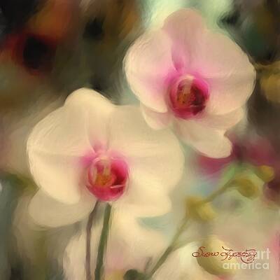 Rolling Stone Magazine Covers - White Orchids 2 by Susan  Lipschutz