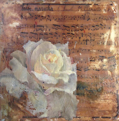 Macaroons - White Rose by Vicki Ross