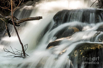 Thomas Kinkade - White Water Waterfalls 07 by Arik Baltinester