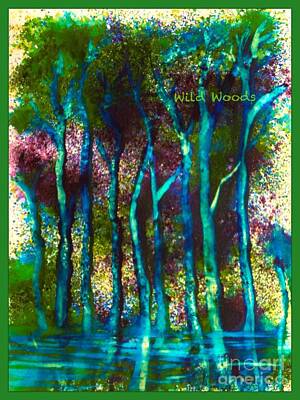 Mossy Lanscape - Wild Woods by Joan-Violet Stretch