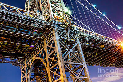 City Scenes Royalty-Free and Rights-Managed Images - Williamsburg Bridge 1 by Az Jackson