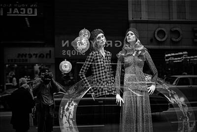 Randall Nyhof Photo Royalty Free Images - Window Display in Chicago 1973 Royalty-Free Image by Randall Nyhof