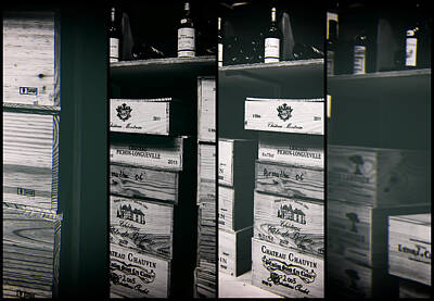 Packaging Photos - Wine Store Inside Collage by Georgia Clare